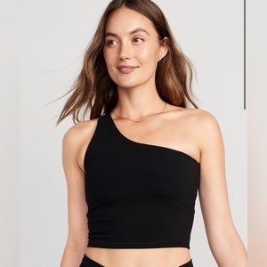 NWT Old Navy Power Chill One Shoulder Bra Top